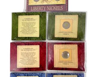 5pc Factory Sealed Liberty Nickel Collection
