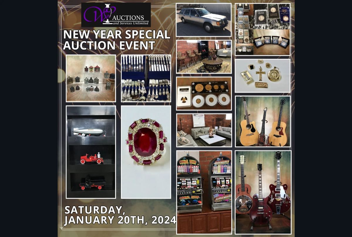 New Year Special Auction Event in Midland, TX starts on 1/20/2024