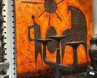 Luzon impasto vintage painting