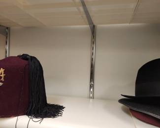 wall shelves, plastic shelves with metal wall brackets. BUYER removes. Cannot be removed until 12:00 on SUNDAY