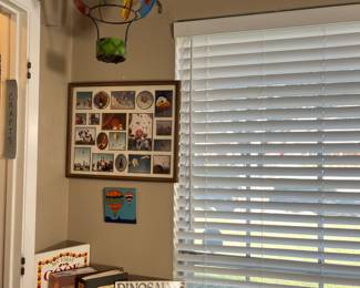 There are some very nice children's books in this sale. Notice the hot air balloon hanging from the ceiling.