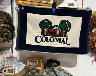 Hey golfers!!! Come on down to the sale. Get a Colonial Country Club golf towel.