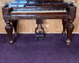 American Rosewood Melodeon Pump Organ