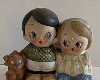 Peek-A-Boo Girl, Boy & Dog:  Located at Checkout