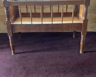 Vintage Solid Wood Infant Crib