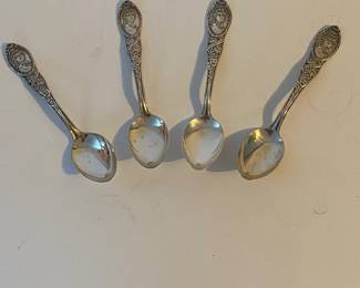 4 Anita Stewart 1940"s Spoons: Located Behind Checkout