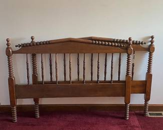 Vintage Jenny Lind Twin Bedframe:  Located in Screened Porch