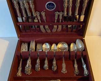 52 Piece Sterling Silver Set:  Located Behind Checkout