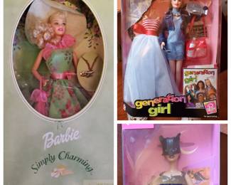Barbie Simply Charming2006 (U); Generation Girl 1998 (U); Catwoman Barbie 2004 (U)