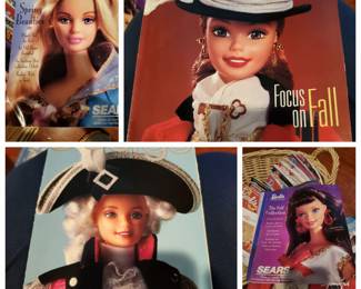 Selection of Barbie Magazines and Catalogs.  Some are quite a collector's find.