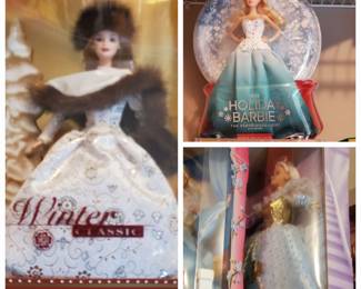 These Barbies are dressed exquisitely.  