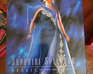 BOB MACKIE The Jewel Essence Collection - Sapphire Splendor Barbie 1996 (D)