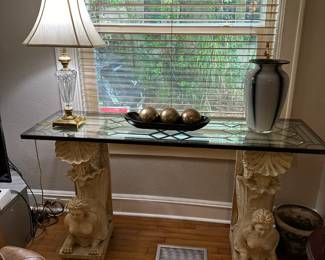 PAIR OF SPHINXES SOLD SEPARATELY