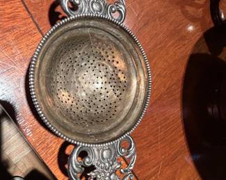 STERLING TEA STRAINER