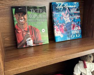Tiger Woods & LeRoy Neiman books