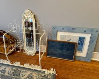 Pictures, Mirror, Shoe Rack