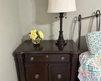 Nightstand, Lamp