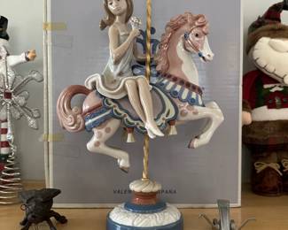 Lladro w/ Box - Girl on Carousel