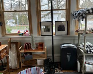 Shredder, Floor Lamp, Basket