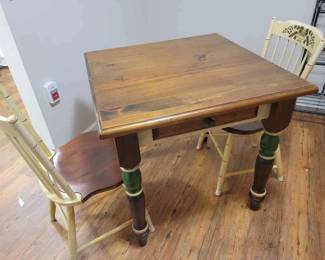 Dining Table with Two Chairs