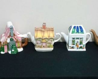Collection of Porcelain Teapots