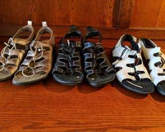 Ecco Sandals 3 pair