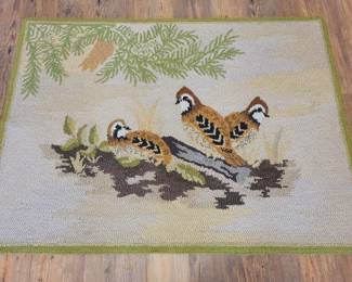 Looped Pheasant Rug