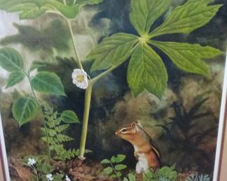Jean Vietor Sombrella Chipmunk Signed Numbered