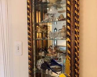Hanging cabinet with Swarovski and others