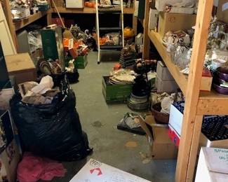 500+ boxes full in shed of every holiday and things