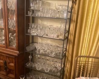 Hundreds of pieces of many Waterford patterns/styles