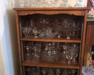 Heisey Rose stemware