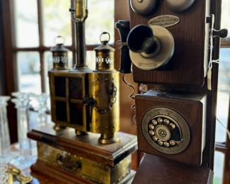 Vintage Phone + Unique Lighting