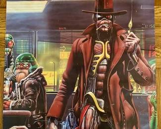 Vintage Iron Maiden and Metallica Posters