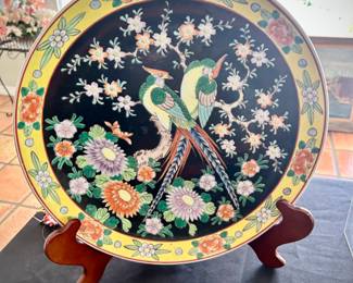 Antique Chinese grandmillennial plate