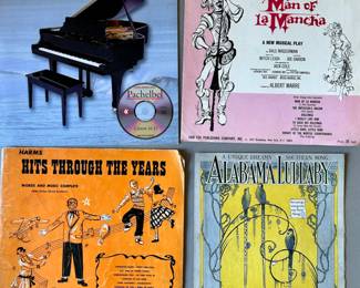 Vintage sheet music