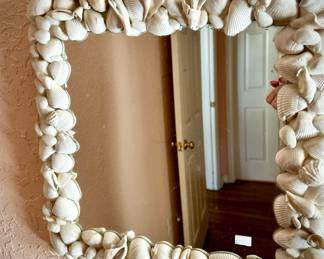 Seashell mirror