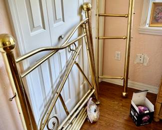Frame of brass daybed (bedframe not available)