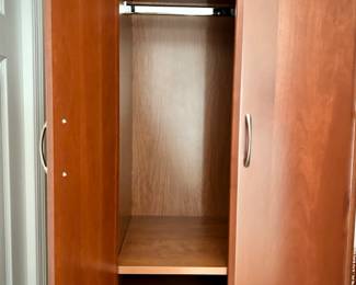 Murphy bed with attached cabinets and drawers - like-new condition