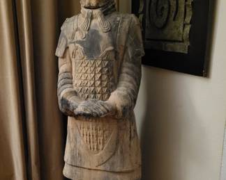 73in Chinese Terracotta Soldier General
