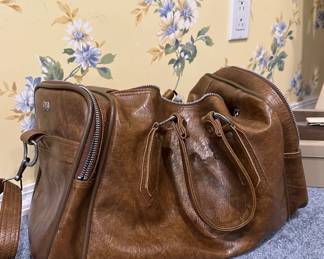 Vintage Leather American Tourister Bag