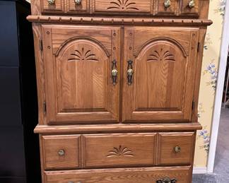 Carved Wood Dresser