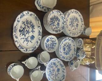 Beautiful collection of Blue Danube, stamped Japan