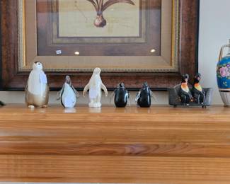Penguin figurines / Lladro / Vintage / Paperweights