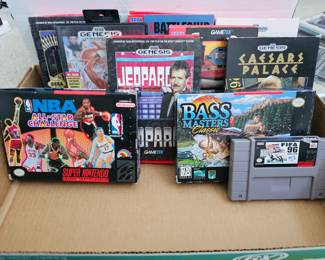 Sega Genesis / Super Nintendo SNES Video Games