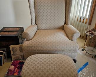 Thomasville Chair and Ottoman