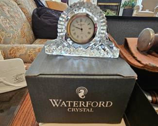 Waterford small mantle clock