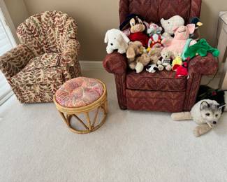 Stuffed Animals, Swivel Chair