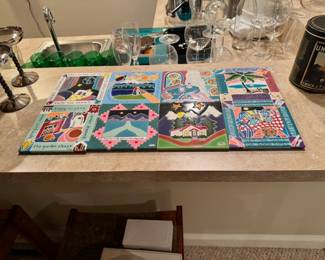 Artist Signed Tiles