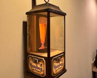 Heidelberg Lighted Beer Ale Sign Lantern